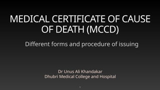 Forensic Medicine and Toxicology causes of Death | PPTX