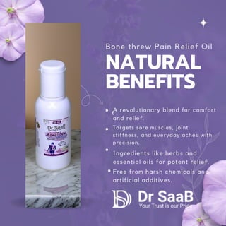 Dr SaaB BoneThew Ayurvedic Pain Relief Oil