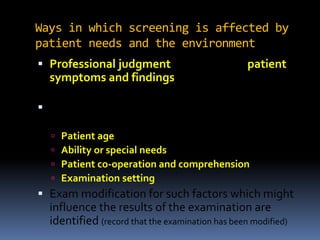 Dr screening training for nurses   4-preparing the patient for retinopathy screening
