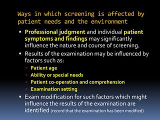 Dr screening training for nurses   4-preparing the patient for retinopathy screening