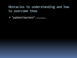 Dr screening training for nurses   4-preparing the patient for retinopathy screening