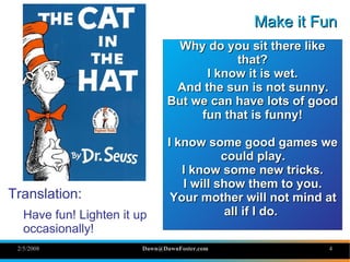 Dr.Seuss and Online Communities Ignite 2-5-08