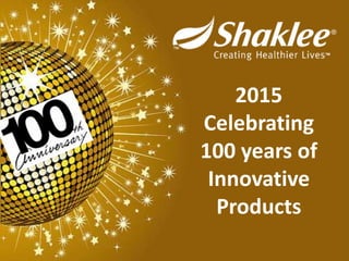 2015
Celebrating
100 years of
Innovative
Products
 