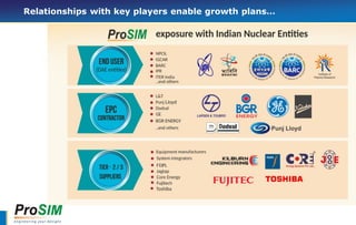 Relationships with key players enable growth plans…
 