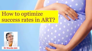 Proprietary and confidential — do not distribute
How to optimize
success rates in ART?
Dr Sharda Jain
 