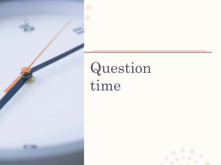 Question
time
 