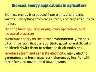 Energy Use in Agriculture Production and Processing for Sustainable ...