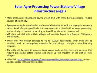 Energy Use in Agriculture Production and Processing for Sustainable ...