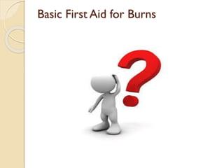 Basic First Aid for Burns
 