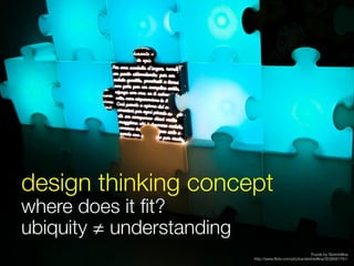 from concept to capability: developing design thinking in a professional services firm