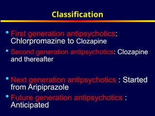 Second generation antipsychotic SGA Seminar.ppt