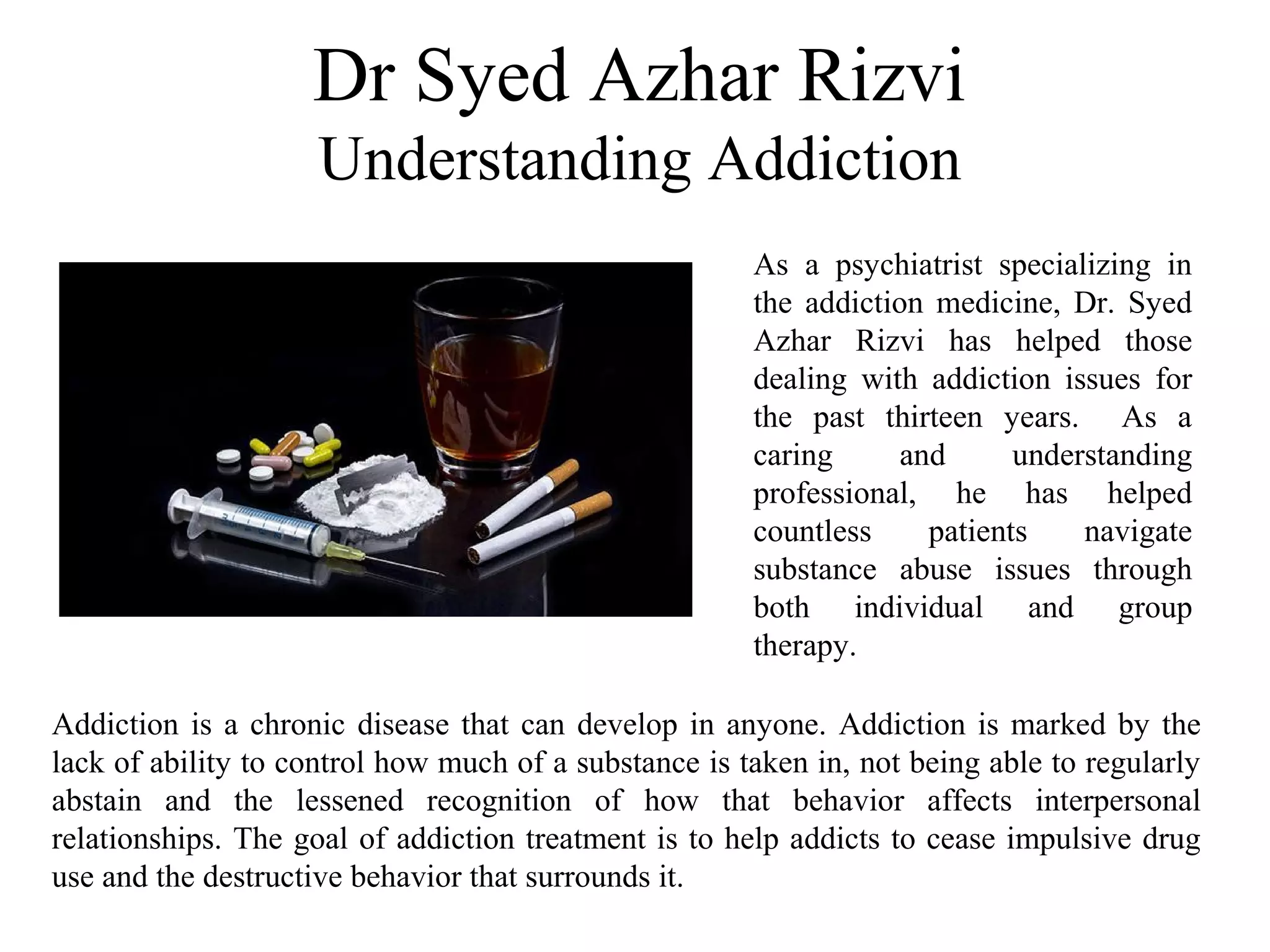 Dr Syed Azhar Rizvi - Committed to Education | PPT