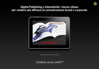 Interattività e Digital Publishing