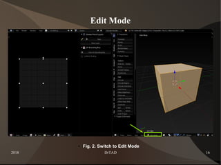 2018 DrTAD 16
Edit Mode
● Fig. 2. Switch to Edit Mode
 