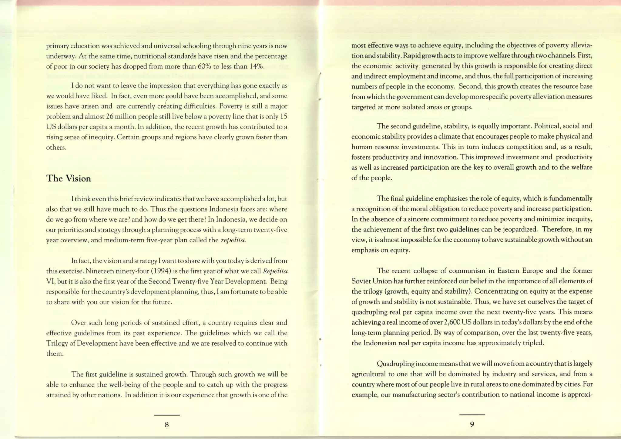 Indonesia Approaching the 21st FCentury