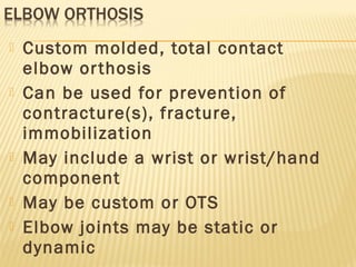 Ots Components Dr tarek orthotic overview | PPT