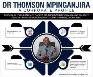 Dr Thomson Mpinganjira: A Corporate Profile