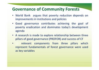 A Brief Overview on Social Forestry Issues of Myanmar | PDF