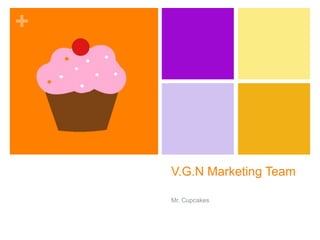+




    V.G.N Marketing Team

    Mr. Cupcakes
 
