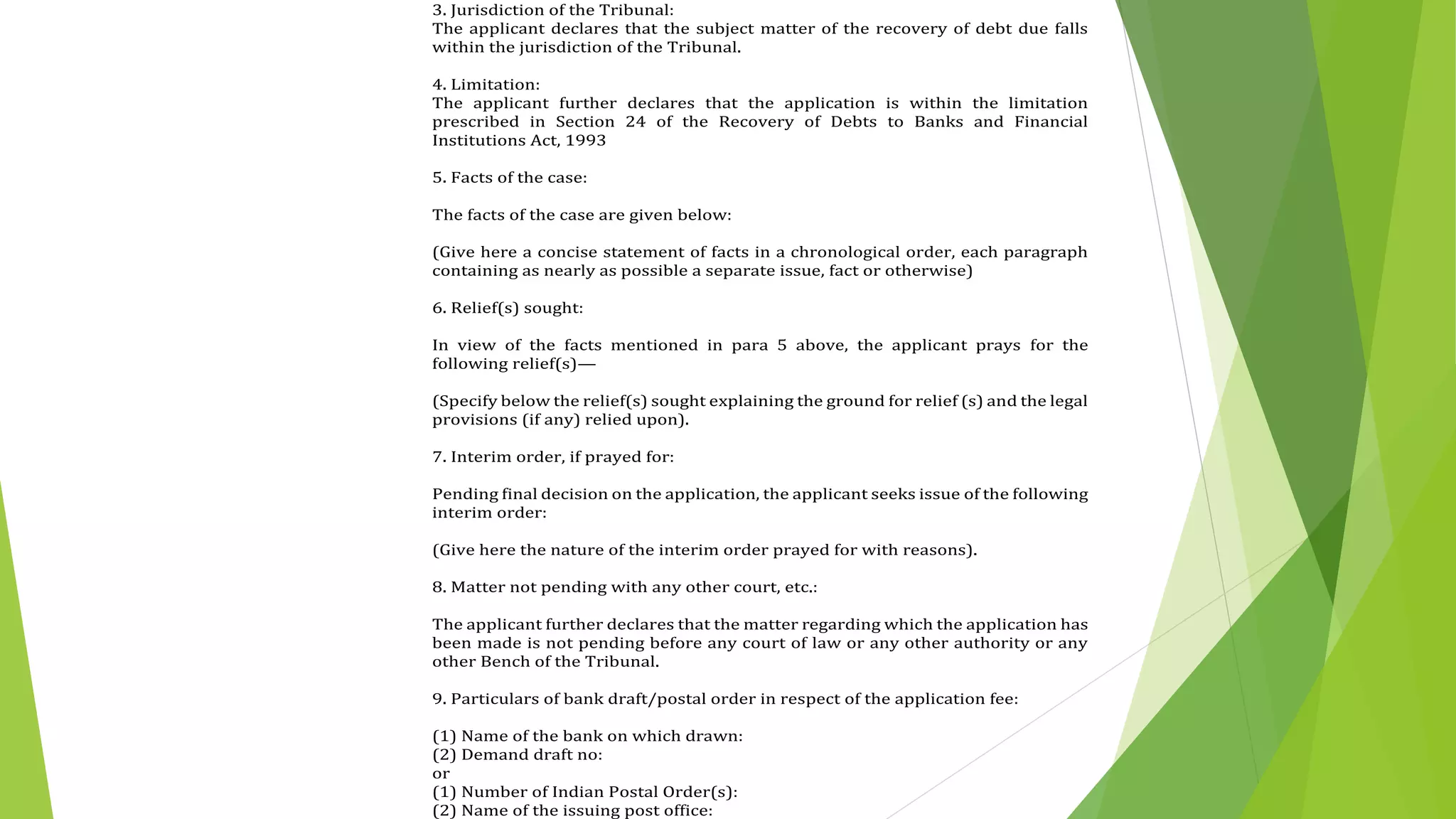 Debt Recovery Tribunal | PPTX