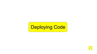 Deploying Code
 