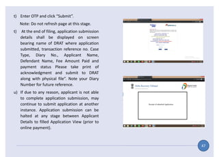 DRT User Manual Online Filing 23.2.2024