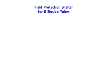 Field Protection Shelter
for Diffusion Tubes
 