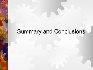 Summary and Conclusions 