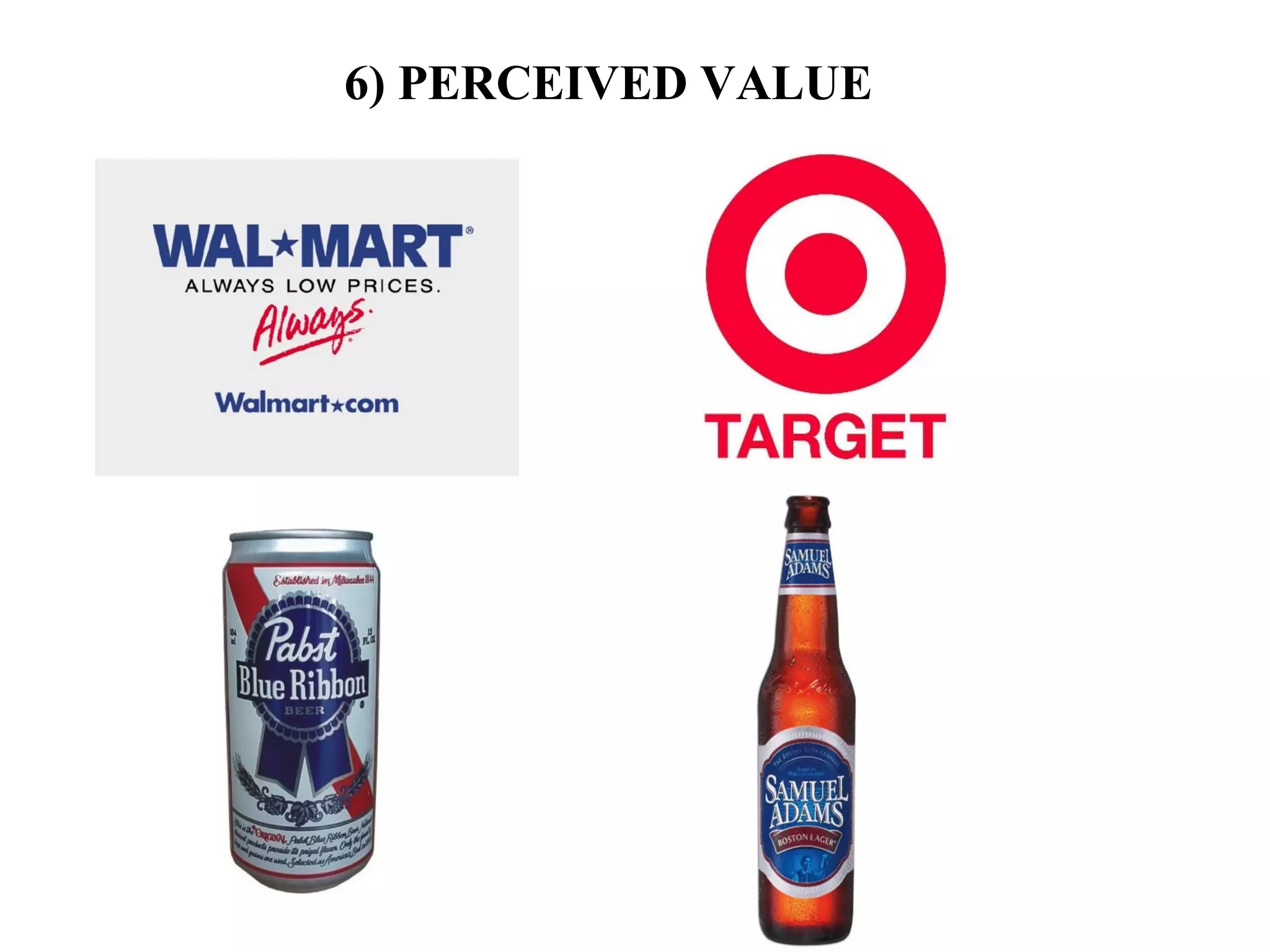 6) PERCEIVED VALUE
 