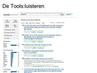De Tools:luisteren
 