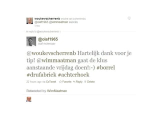 Drufabriek en Twitter: Een korte handleiding