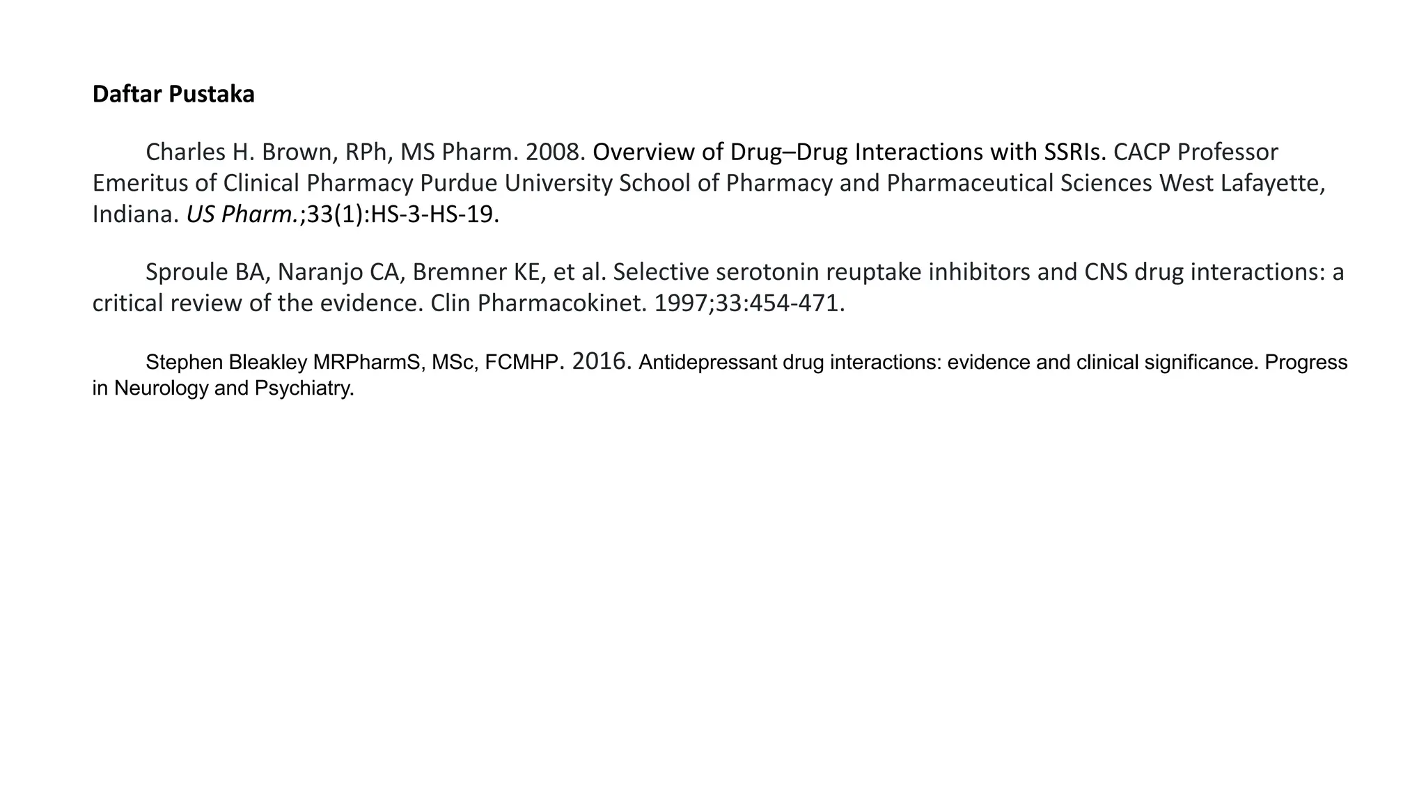 DrugDrug Interaction SSRI Other Drug.pptx