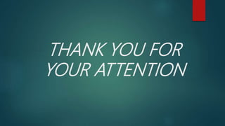 THANK YOU FOR
YOUR ATTENTION
 