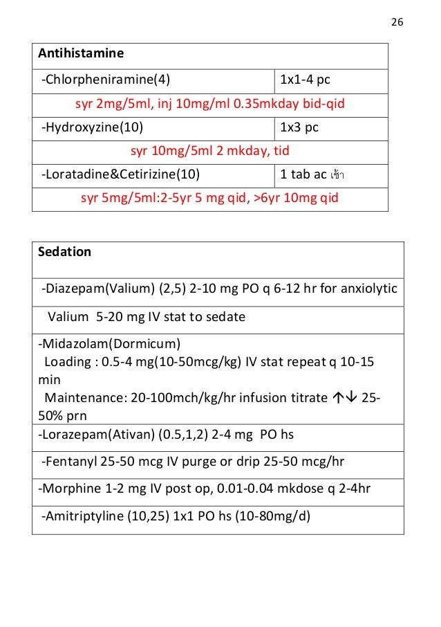 drip rate ativan max