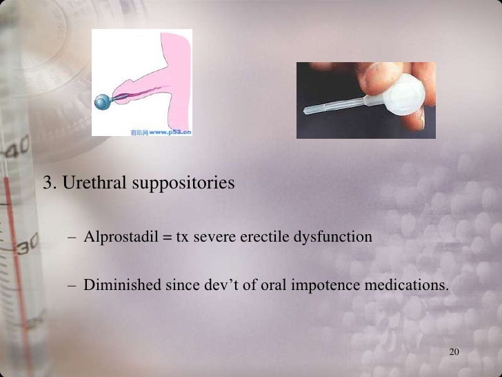 alprostadil suppository side effects