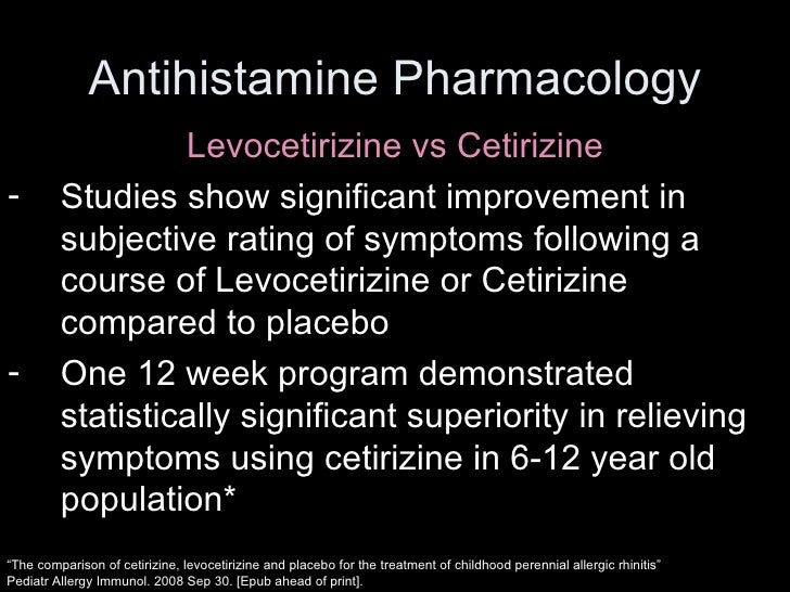 compare xyzal cetirizine
