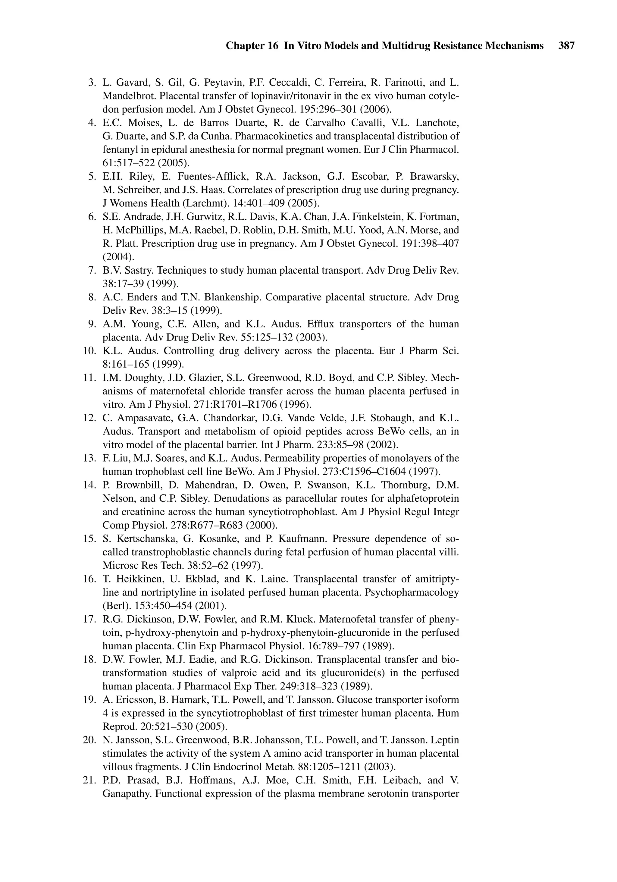 Drug Absorption Studies  2008