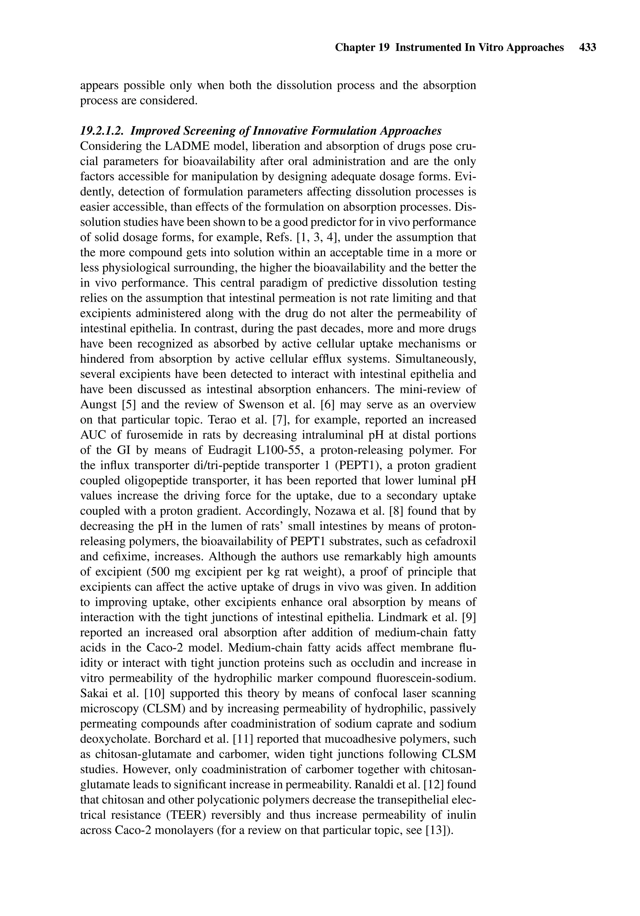 Drug Absorption Studies  2008