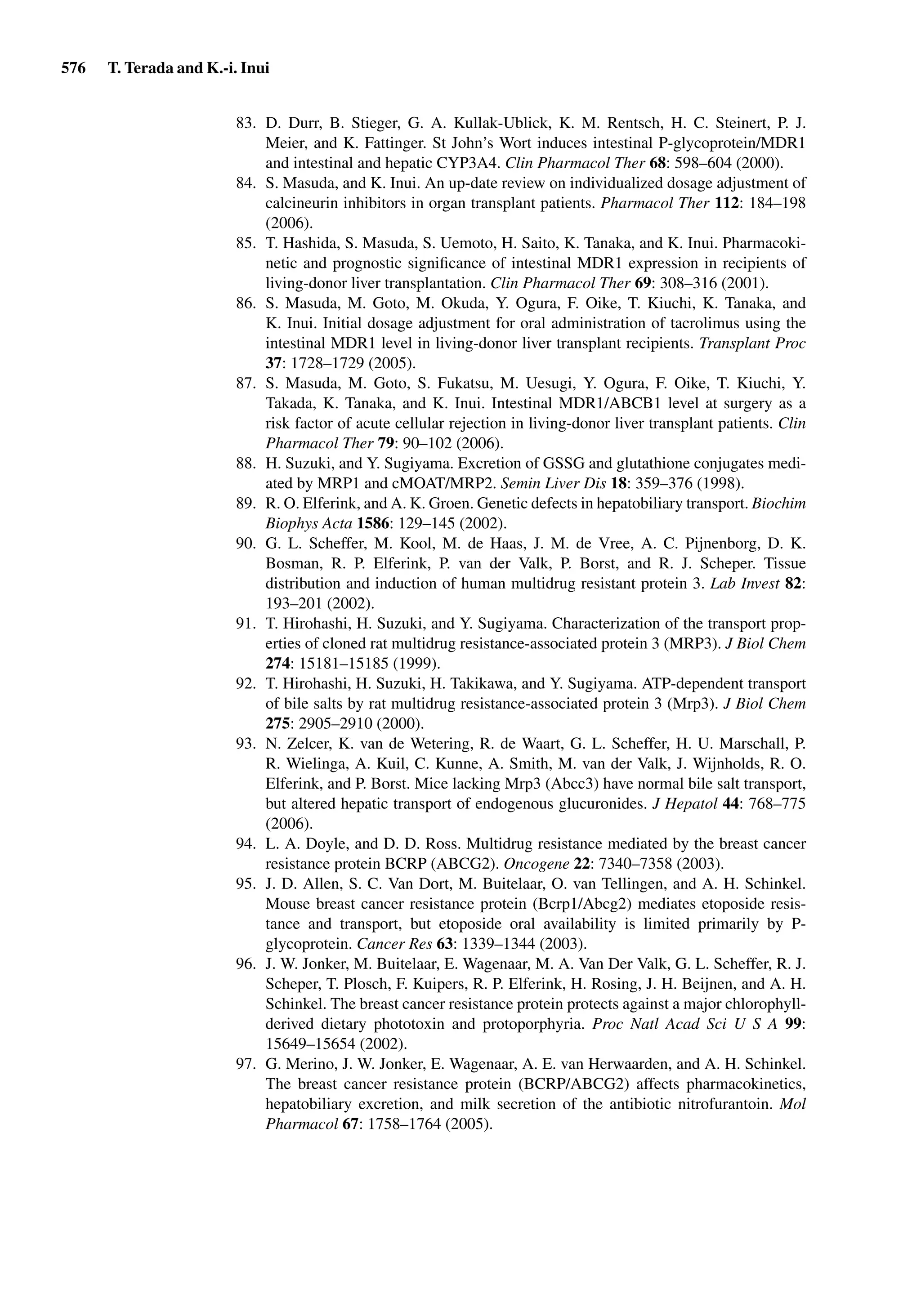 Drug Absorption Studies  2008