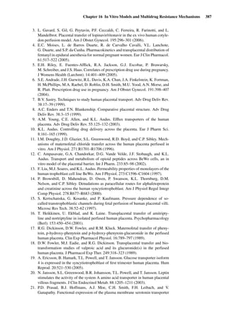 Drug Absorption Studies  2008