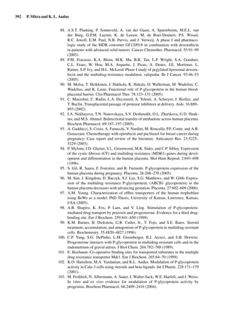 Drug Absorption Studies  2008