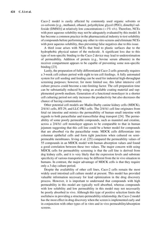 Drug Absorption Studies  2008