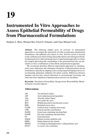 Drug Absorption Studies  2008
