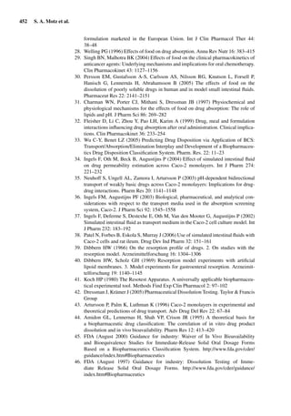 Drug Absorption Studies  2008