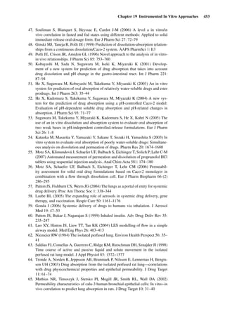 Drug Absorption Studies  2008