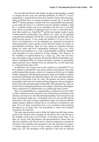 Drug Absorption Studies  2008