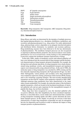 Drug Absorption Studies  2008