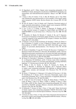 Drug Absorption Studies  2008