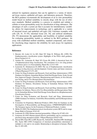 Drug Absorption Studies  2008