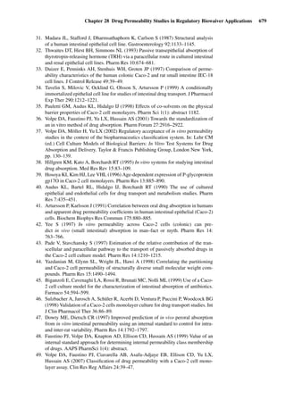 Drug Absorption Studies  2008